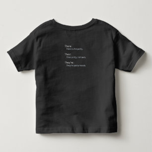 T-shirt Pour Les Tous Petits Là Leur Ils Sont Chemise