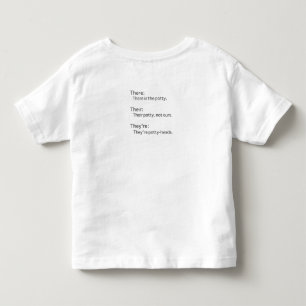 T-shirt Pour Les Tous Petits Là Leur Ils sont Chemise