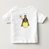 T-shirt Pour Les Tous Petits La luciole mignonne branche l'insecte jaune (Dos)