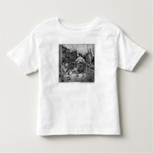 T-shirt Pour Les Tous Petits La lune de Thomas a commencé à s'étendre au sujet