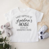 T-shirt Pour Les Tous Petits La maison de grand-mère