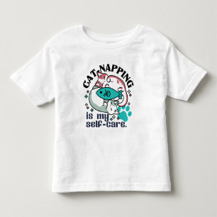 T-shirt Pour Les Tous Petits La Nappage De Chats Est Mon Soin Personnel : Chats