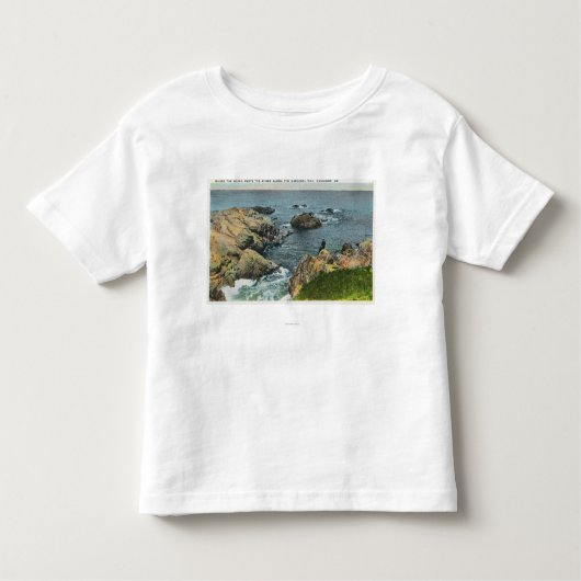T-shirt Pour Les Tous Petits Là où l'océan rencontre le rivage (Devant)