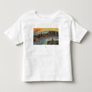 T-shirt Pour Les Tous Petits La Pennsylvanie (capitale de l'État/fleur)