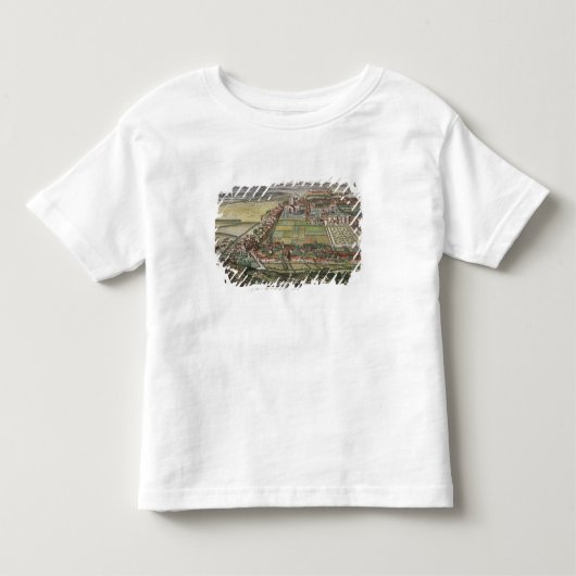 T-shirt Pour Les Tous Petits La perspective de Nottingham de l'est gravée (Devant)