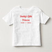 T-shirt Pour Les Tous Petits La petite princesse de Chic Daddy (Devant)