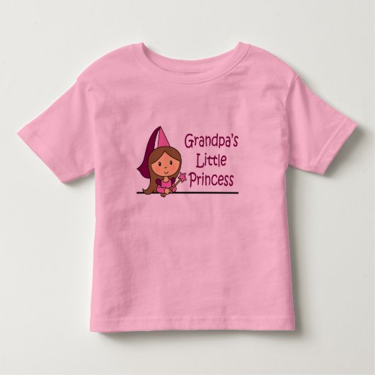 T-shirt Pour Les Tous Petits La petite princesse de papy (Devant)