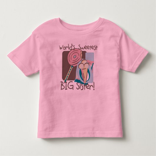 T-shirt Pour Les Tous Petits La plus douce des grandes soeurs du monde (Devant)