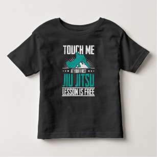 T-shirt Pour Les Tous Petits La première leçon de Jiu Jitsu est librement BJJ