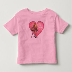 T-shirt Pour Les Tous Petits La Saint-Valentin au chameau