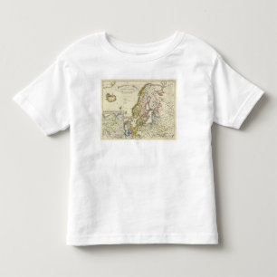 T-shirt Pour Les Tous Petits La Scandinavie et la Pologne, église
