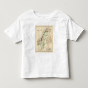 T-shirt Pour Les Tous Petits La Suède et la Norvège 7
