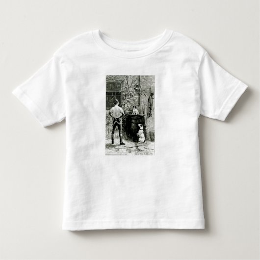 T-shirt Pour Les Tous Petits La survie du plus convenable (Devant)
