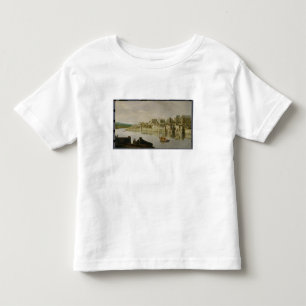 T-shirt Pour Les Tous Petits La Tamise aux escaliers de Westminster, c.1630