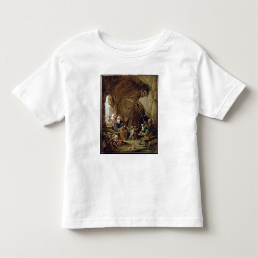 T-shirt Pour Les Tous Petits La tentation de St Anthony dans une caverne (Devant)