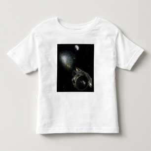 T-shirt Pour Les Tous Petits La terre, un objet de manière laiteuse