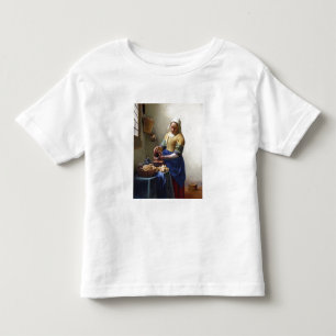 T-shirt Pour Les Tous Petits La trayeuse, c.1658-60 (huile sur la toile)