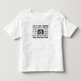 T-shirt Pour Les Tous Petits La Vie Du Photographe Est Comme Une Caméra Photogr