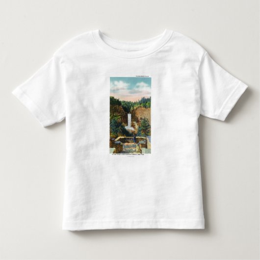 T-shirt Pour Les Tous Petits La vue de Taughannock tombe # 2 (Devant)