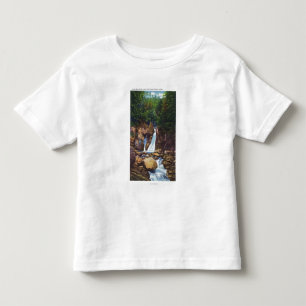 T-shirt Pour Les Tous Petits La vue du Coup-Bish tombe près de grand Barringto