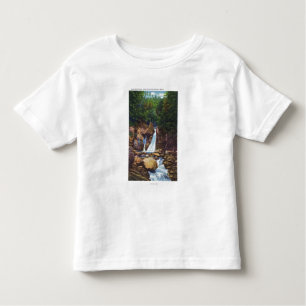 T-shirt Pour Les Tous Petits La vue du Coup-Bish tombe près de grand Barrington