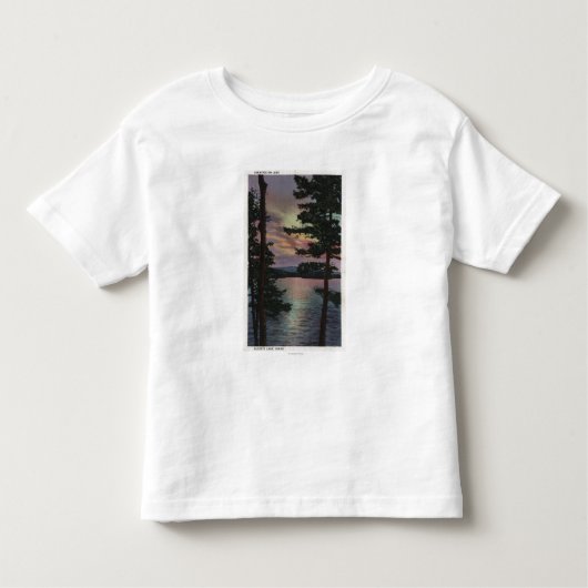 T-shirt Pour Les Tous Petits Lac Payette, identification - Evintide sur la (Devant)