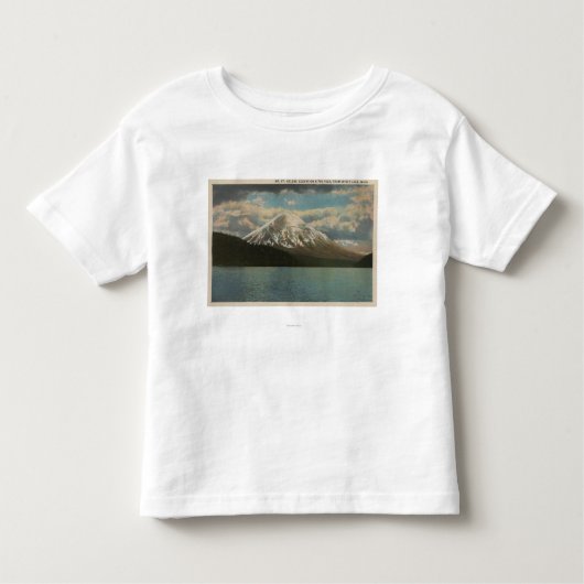 T-shirt Pour Les Tous Petits Lac spirit, WA - vue de Mt. St Helens (Devant)