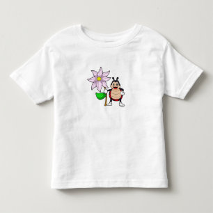 T-shirt Pour Les Tous Petits Ladybug avec Flower.PNG