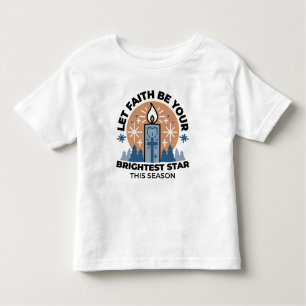 T-shirt Pour Les Tous Petits Laisser la foi briller : Thème hiver