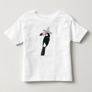 T-shirt Pour Les Tous Petits Laissez-nous taco au sujet de sombrero de toucan
