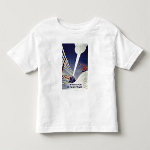 T-shirt Pour Les Tous Petits L'Allemagne - ski dans la forêt noire