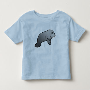 T-shirt Pour Les Tous Petits Lamantin mignon
