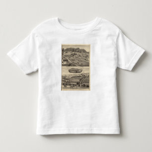 T-shirt Pour Les Tous Petits Lame de harnais et Guerne avec la résidence de CA