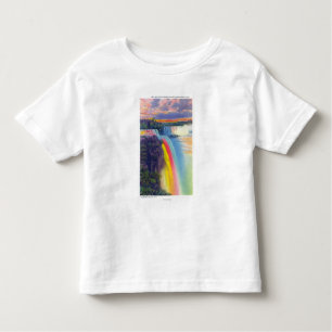 T-shirt Pour Les Tous Petits L'Américain et le fer à cheval tombe au crépuscule