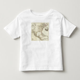 T-shirt Pour Les Tous Petits L'Amérique du Nord composée 2