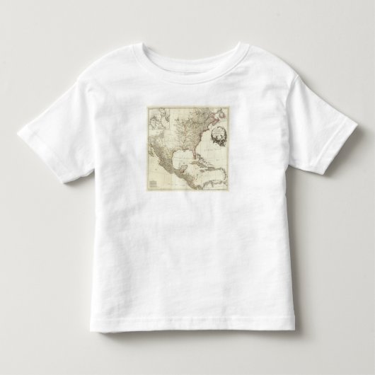 T-shirt Pour Les Tous Petits L'Amérique du Nord composée 2 (Devant)