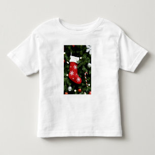 T-shirt Pour Les Tous Petits L'Amérique du Nord. Décorations de Noël sur