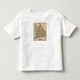 T-shirt Pour Les Tous Petits L'Angleterre et le Pays de Galles