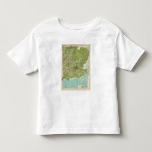 T-shirt Pour Les Tous Petits L'Angleterre et le Pays de Galles