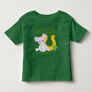 T-shirt Pour Les Tous Petits L'anniversaire de St Patrick heureux à moi !