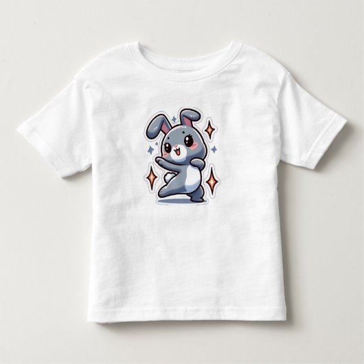 T-shirt Pour Les Tous Petits Lapin (Devant)