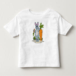 T-shirt Pour Les Tous Petits Lapin avec carotte