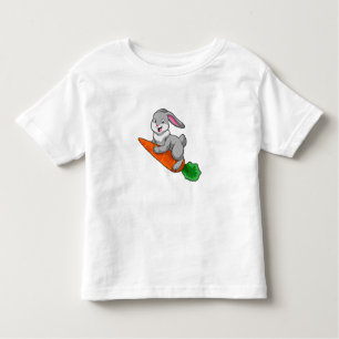 T-shirt Pour Les Tous Petits Lapin avec carotte