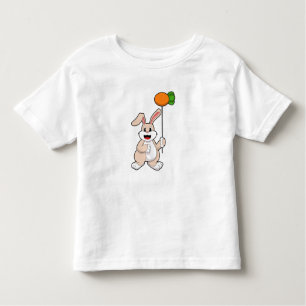 T-shirt Pour Les Tous Petits Lapin avec carotte comme ballon.PNG