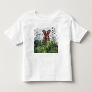 T-shirt Pour Les Tous Petits Lapin dans une patte de chou