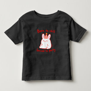 T-shirt Pour Les Tous Petits Lapin de fête Né pour se détendre