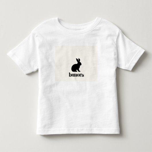 T-shirt Pour Les Tous Petits lapin mignon (Devant)