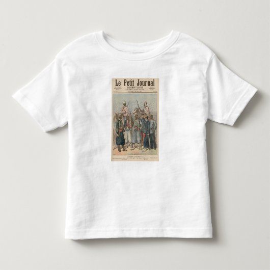 T-shirt Pour Les Tous Petits L'armée coloniale (Devant)