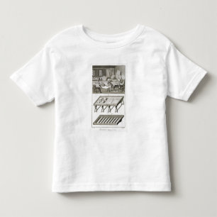 T-shirt Pour Les Tous Petits L'atelier et les outils d'un fabricant de miroir,