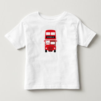 T-shirt Pour Les Tous Petits L'autobus rouge de Londres personnalisé badine le